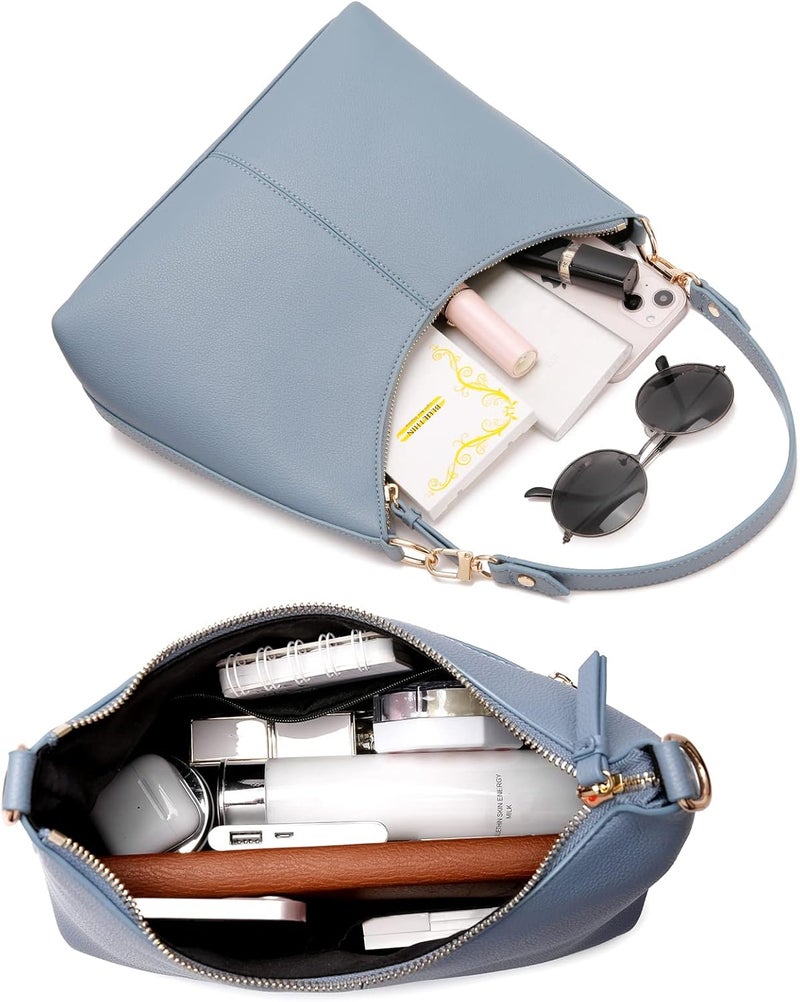 Keyli Small Shoulder Handbags for Women Mini Purse Waterproof Soft Leather Crossbody Bags for Work Shopping Travel - Image 4